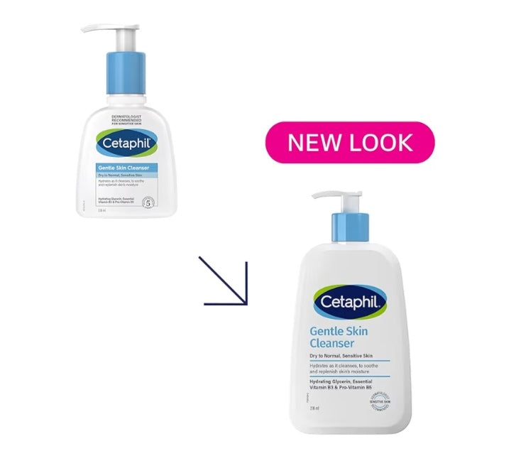 Gentle Skin Cleanser, Face And Body Wash For Dry To Normal, Sensitive Skin, Unscented clear 236ml