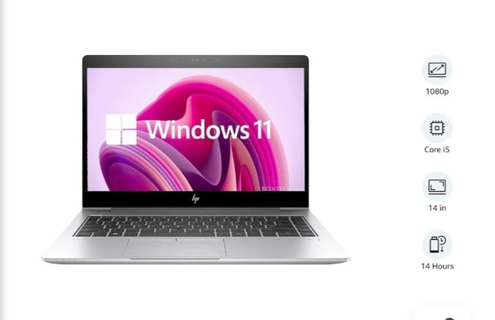 HP EliteBook 840  14 inch Laptop | Core i5 | Windows 11 | FHD